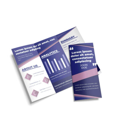 Brochures printing examples